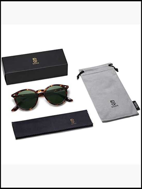 Retro Round Polarized Sunglasses Classic Vintage Sunnies UV400 main image 6